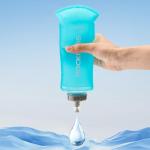 Bidon sport Rockbros 35210027001 Soft Flask pentru alergare, Constructie etansa si flexibila, TPU, 500ml, Light Blue 8 - lerato.ro