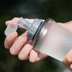 Bidon sport Rockbros 350017001 Soft Flask pentru alergare, Constructie etansa si flexibila, TPU, 500ml, Alb 5 - lerato.ro