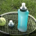 Bidon sport Rockbros 350017002 Soft Flask pentru alergare, Constructie etansa si flexibila, TPU, 500ml, Light Blue 4 - lerato.ro
