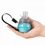 Bidon sport Rockbros 350017002 Soft Flask pentru alergare, Constructie etansa si flexibila, TPU, 500ml, Light Blue 5 - lerato.ro