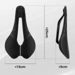 Sa bicicleta Rockbros LF0214 , Waterproof, Cadru din fibra de carbon, Forma ergonomica, Negru 9 - lerato.ro