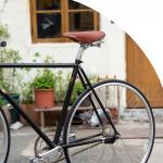 Sa bicicleta Rockbros 6800S, Aspect retro, Spuma cu memorie, Forma ergonomica, Waterproof, Maro 7 - lerato.ro