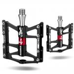Pedale de bicicleta Rockbros JT410, Rulmenti etansati, Tip platforma, Aluminiu, Negru 2 - lerato.ro