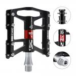 Pedale de bicicleta Rockbros JT410, Rulmenti etansati, Tip platforma, Aluminiu, Negru 4 - lerato.ro