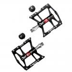 Pedale de bicicleta Rockbros JT410, Rulmenti etansati, Tip platforma, Aluminiu, Negru 6 - lerato.ro