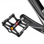 Pedale de bicicleta Rockbros JT410, Rulmenti etansati, Tip platforma, Aluminiu, Negru 7 - lerato.ro