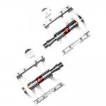 Pedale de bicicleta Rockbros JT410, Rulmenti etansati, Tip platforma, Aluminiu, Silver 6 - lerato.ro