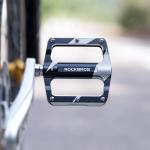Pedale de bicicleta Rockbros K306-BK, Rulmenti etansati, Tip platforma, Aluminiu / Otel, Negru 6 - lerato.ro