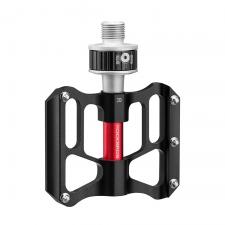 Accesorii Auto / Moto / Bicicleta, Pedale de bicicleta Rockbros K3462F-BK, Rulmenti etansati, Sistem Quick Release, Tip platforma, Aluminiu / Otel, Negru, lerato.ro