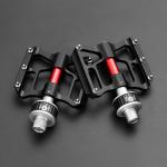 Pedale de bicicleta Rockbros K3462F-BK, Rulmenti etansati, Sistem Quick Release, Tip platforma, Aluminiu / Otel, Negru 3 - lerato.ro