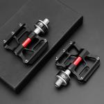 Pedale de bicicleta Rockbros K3462F-BK, Rulmenti etansati, Sistem Quick Release, Tip platforma, Aluminiu / Otel, Negru 5 - lerato.ro