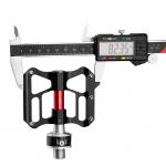 Pedale de bicicleta Rockbros K3462F-BK, Rulmenti etansati, Sistem Quick Release, Tip platforma, Aluminiu / Otel, Negru 6 - lerato.ro