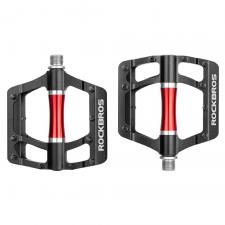 Accesorii Auto / Moto / Bicicleta, Pedale de bicicleta Rockbros 2020-12CBK, Rulmenti etansati, Tip platforma, Aluminiu / Otel, Negru, lerato.ro