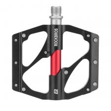 Accesorii Auto / Moto / Bicicleta, Pedale de bicicleta Rockbros 2020-12BBK, Rulmenti etansati, Tip platforma, Aluminiu / Otel, Negru, lerato.ro