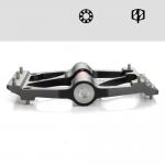 Pedale de bicicleta Rockbros 2020-12BBK, Rulmenti etansati, Tip platforma, Aluminiu / Otel, Negru 6 - lerato.ro