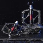Pedale de bicicleta Rockbros 2020-12BBK, Rulmenti etansati, Tip platforma, Aluminiu / Otel, Negru 9 - lerato.ro
