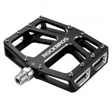 Accesorii Auto / Moto / Bicicleta, Pedale de bicicleta Rockbros K399-BK, Rulmenti etansati, Tip platforma, Aluminiu / Otel, Negru, lerato.ro