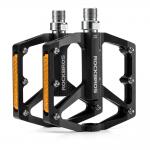 Pedale de bicicleta Rockbros K371, Elemente reflectorizante, Tip platforma, Aluminiu / Otel, Negru 2 - lerato.ro