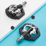 Pedale de bicicleta Rockbros M108, Compatibile cu Shimano SPD, Cu clipsuri, Nylon / Aluminiu / Otel, Negru 13 - lerato.ro