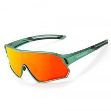 Ochelari de ciclism polarizati Rockbros SP383 pentru copii 8-14 ani, Protectie UV, Verde