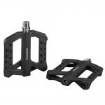 Pedale de bicicleta Rockbros RK01, Tip platforma, Nailon / Otel, Negru 2 - lerato.ro