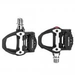 Pedale de bicicleta Rockbros P602, Compatibile cu sistemul SPD-SL, Cu clipsuri, Nylon / Otel, Negru 2 - lerato.ro