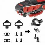 Pedale de bicicleta Rockbros PD303, Compatibile cu sisteme SPD, Cu clipsuri, Nylon / Otel, Negru 4 - lerato.ro