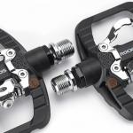 Pedale de bicicleta Rockbros PD303, Compatibile cu sisteme SPD, Cu clipsuri, Nylon / Otel, Negru 6 - lerato.ro