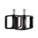 Pedale de bicicleta Rockbros BP2603, Tip platforma, Titan / Aluminiu, Negru 2 - lerato.ro
