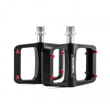 Accesorii Auto / Moto / Bicicleta, Pedale de bicicleta Rockbros BP2603, Tip platforma, Titan / Aluminiu, Negru, lerato.ro