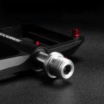 Pedale de bicicleta Rockbros BP2603, Tip platforma, Titan / Aluminiu, Negru 7 - lerato.ro