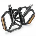Pedale de bicicleta Rockbros C700, Elemente reflectorizante, Tip platforma, Aluminiu / Otel, Negru 2 - lerato.ro