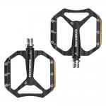 Pedale de bicicleta Rockbros C700, Elemente reflectorizante, Tip platforma, Aluminiu / Otel, Negru 4 - lerato.ro