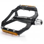 Pedale de bicicleta Rockbros C700, Elemente reflectorizante, Tip platforma, Aluminiu / Otel, Negru 8 - lerato.ro