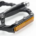 Pedale de bicicleta Rockbros C700, Elemente reflectorizante, Tip platforma, Aluminiu / Otel, Negru 9 - lerato.ro