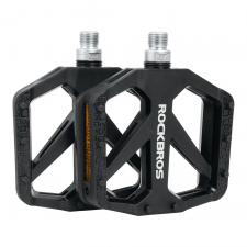 Accesorii Auto / Moto / Bicicleta, Pedale de bicicleta Rockbros BP2602, Tip platforma, Nailon / Otel, Negru, lerato.ro
