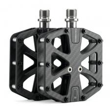 Accesorii Auto / Moto / Bicicleta, Pedale de bicicleta Rockbros C525, Tip platforma, Fibra de carbon / Titan, Negru, lerato.ro