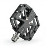 Pedale de bicicleta Rockbros C525, Tip platforma, Fibra de carbon / Titan, Negru 3 - lerato.ro