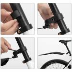 Set 2 aparatori bicicleta fata si spate Rockbros FK-870, Sistem Quick Release, Dimensiune roti 24-29 inch, Negru 14 - lerato.ro