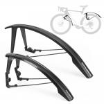 Set 2 aparatori bicicleta fata si spate Rockbros FK-892, Dimensiune roti 26-27.5 inch, Negru 3 - lerato.ro