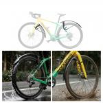 Set 2 aparatori bicicleta fata si spate Rockbros FK-892, Dimensiune roti 26-27.5 inch, Negru 4 - lerato.ro