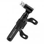 Pompa bicicleta Rockbros JG-PB-11, 130 PSI, Compatibila cu valve Presta / Schrader, Negru 3 - lerato.ro