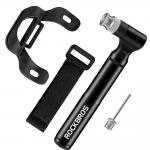 Pompa bicicleta Rockbros JG-PB-11, 130 PSI, Compatibila cu valve Presta / Schrader, Negru 5 - lerato.ro