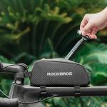 Pompa bicicleta Rockbros JG-PB-11, 130 PSI, Compatibila cu valve Presta / Schrader, Negru 7 - lerato.ro