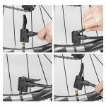 Pompa bicicleta Rockbros 4522L, 100 PSI, Negru 7 - lerato.ro