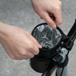 Suport bicicleta pentru bidon apa Rockbros G004 Flash Journey, Montare pe ghidon, 1L, Negru 8 - lerato.ro