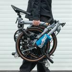 Suport bicicleta pentru bidon apa Rockbros G004 Flash Journey, Montare pe ghidon, 1L, Albastru 6 - lerato.ro