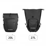 Geanta bicicleta Rockbros AS-00, Montare pe portbagaj, Capacitate 20-27L, Waterproof, Nylon / TPU, Negru 3 - lerato.ro