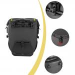 Geanta bicicleta Rockbros AS-00, Montare pe portbagaj, Capacitate 20-27L, Waterproof, Nylon / TPU, Negru 4 - lerato.ro