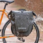 Geanta bicicleta Rockbros AS-00, Montare pe portbagaj, Capacitate 20-27L, Waterproof, Nylon / TPU, Negru 7 - lerato.ro
